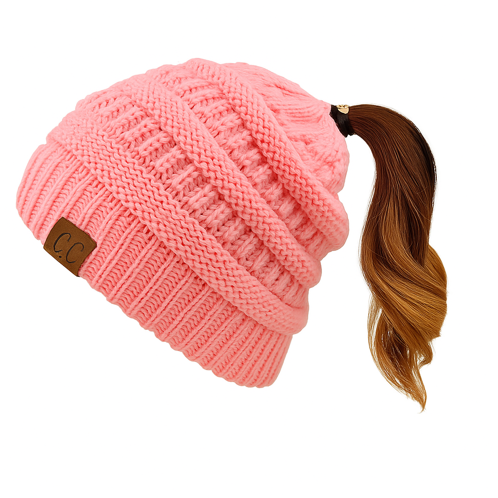 Bonnet PonyEase Winter – Spécial Queue de Cheval